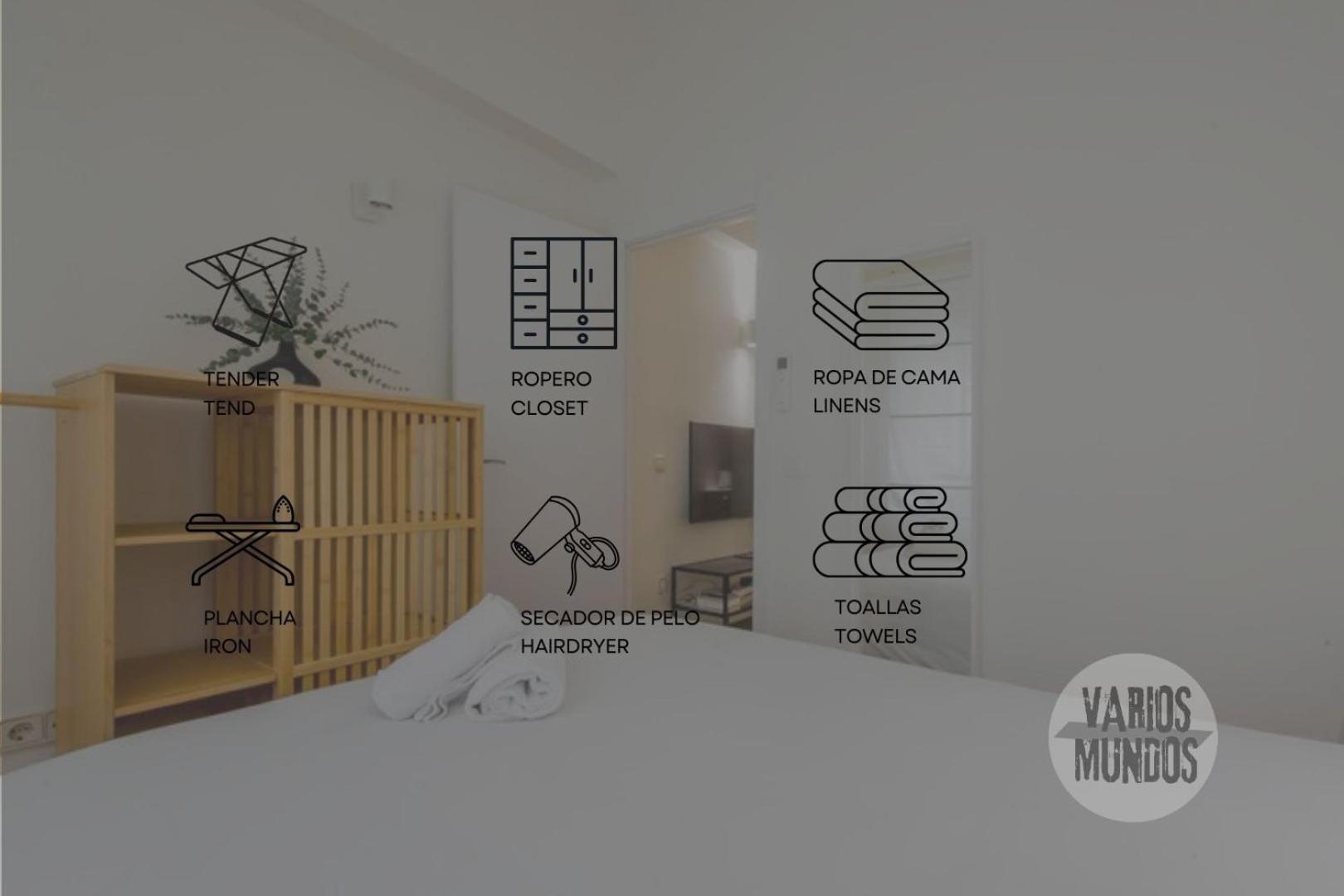 Elegante Apt Para 3 En Chueca A 1 Min De Gran Via مدريد المظهر الخارجي الصورة